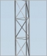 Abgespannter Gittermast (M500, 16m)